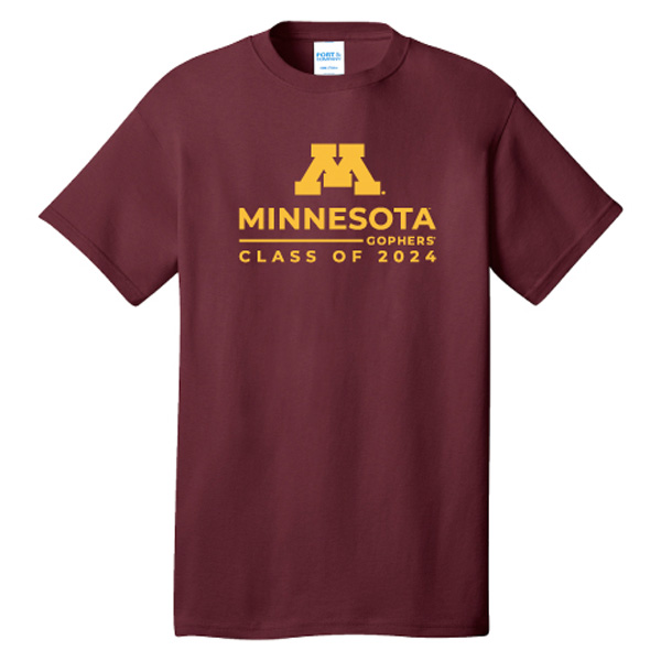 University of Minnesota Class of 2024 TShirt University of Minnesota
